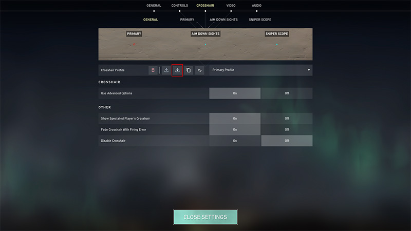 How to Import Valorant Crosshair Settings?