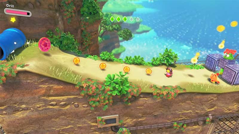 Kirby and the Forgotten Land Concrete Isles New Island Uphill
