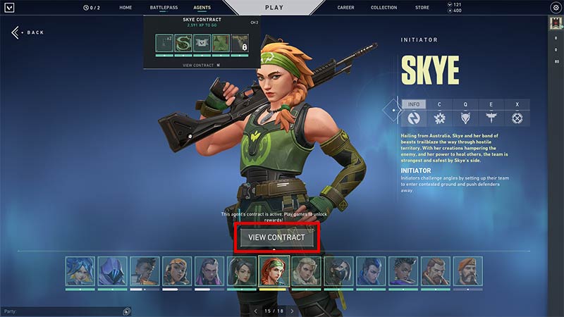 Skye View Contract