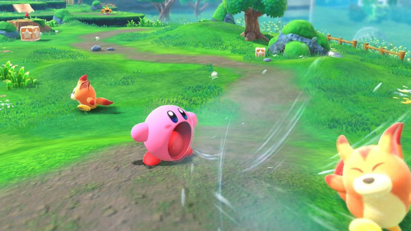 Dodge in Kirby And The Forgotten Land