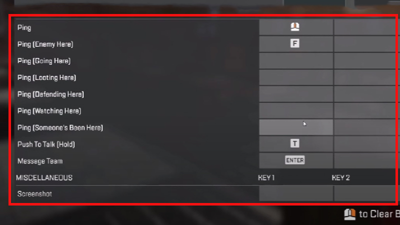 Ping Weapon In Apex Legends