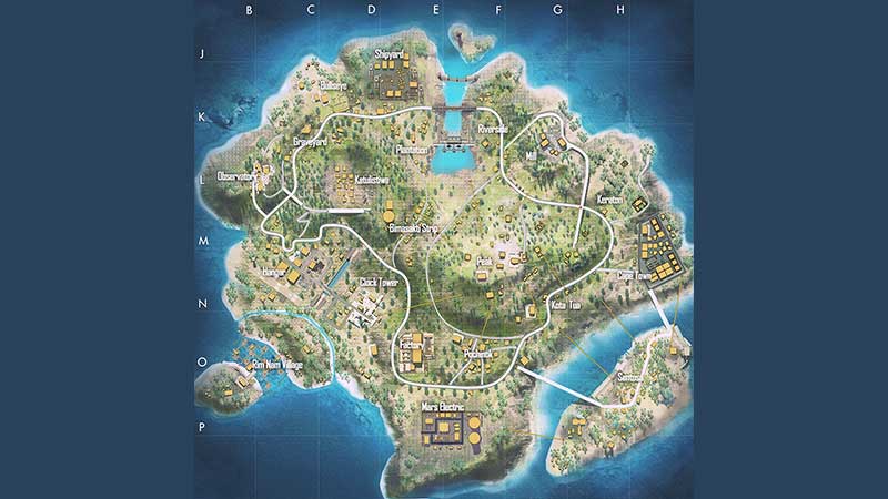 Bermuda Free Fire Maps In Real Life