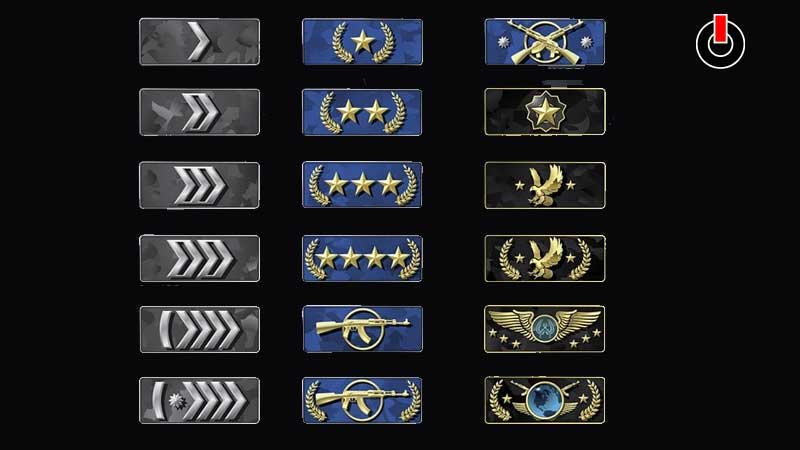 CS GO Ranking System Ranks (csgo)