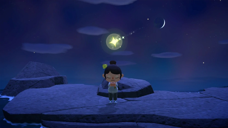 Catch-Shooting-Stars-In-Animal-Crossing-H2