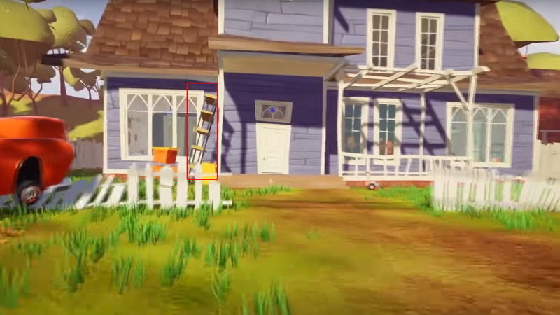 How-To-Beat-Hello-Neighbor-Act-1-Ladder