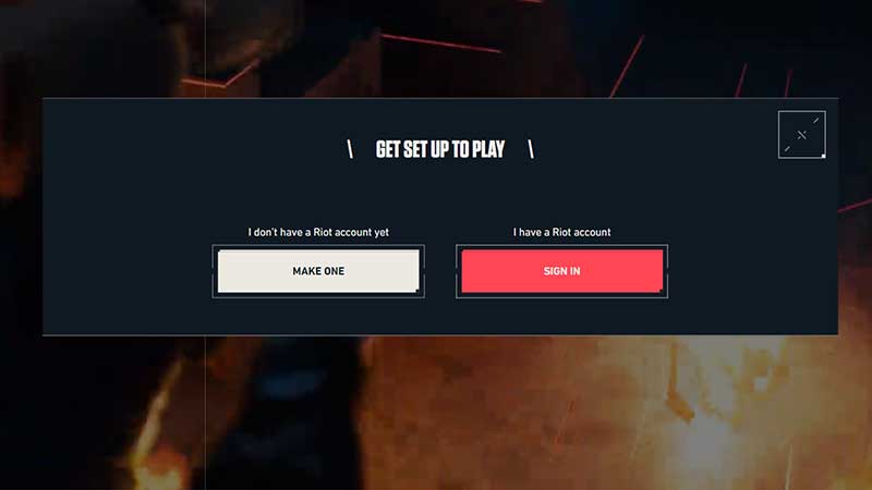 set up riot account