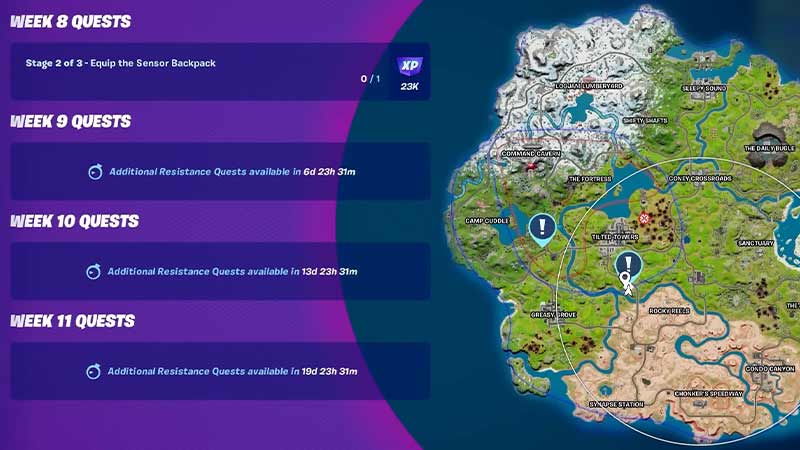 Fortnite: Where to Use the Sensor Backpack