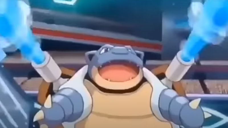 Blastoise water