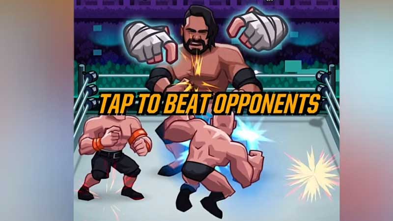 tap mania wwe games