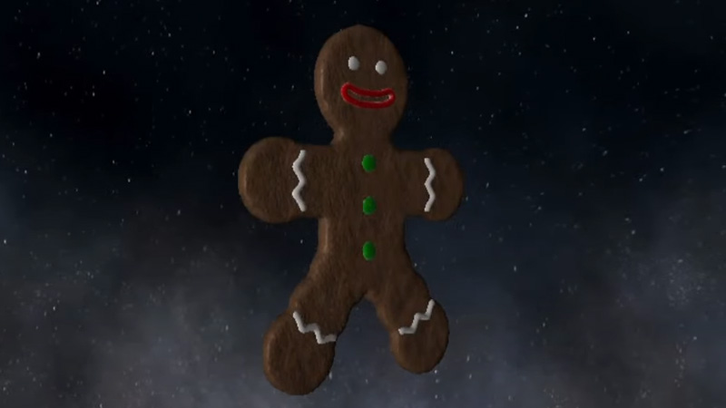 gingerbread man solar smash