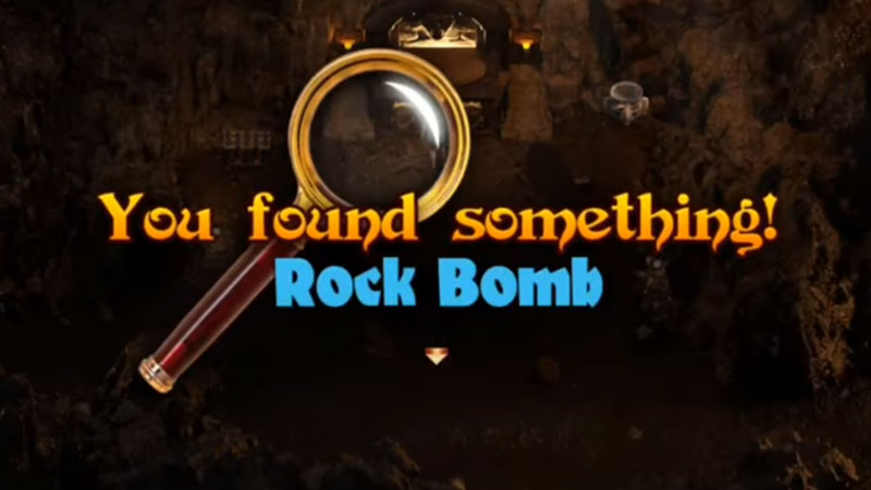 rock bombs in treasure of Nadia