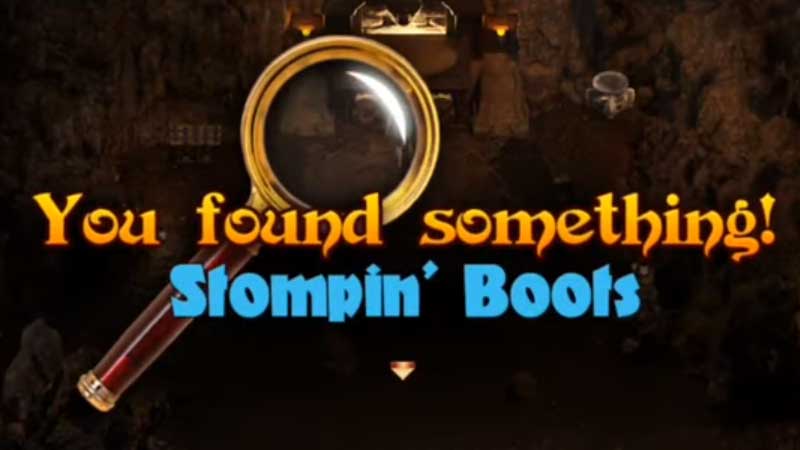 stompin boots in treasure of nadia