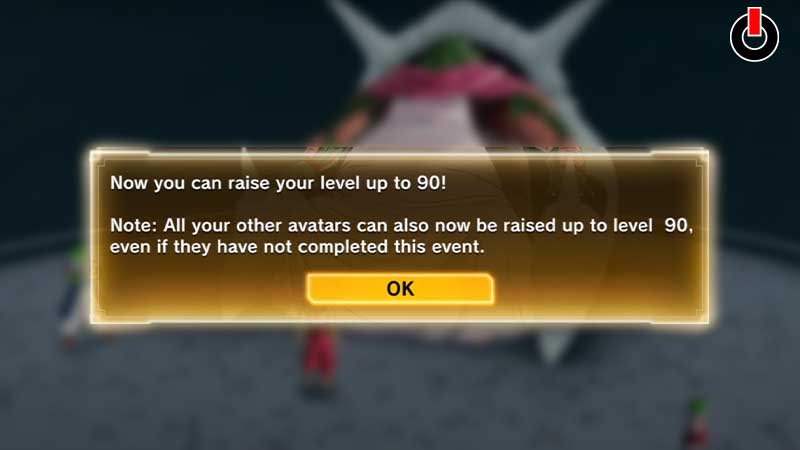Get Level 90 Dragon ball Xenoverse 2
