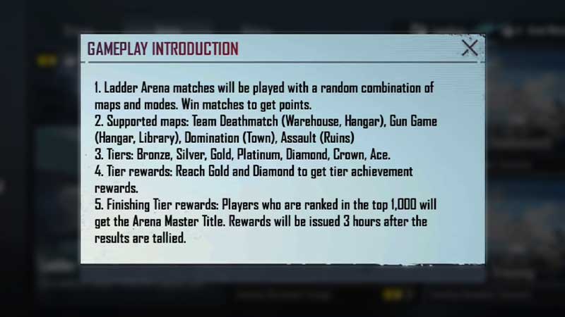 Rank Fast BGMI Ladder Arena Mode