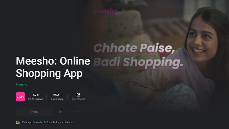 meesho best money earning apps