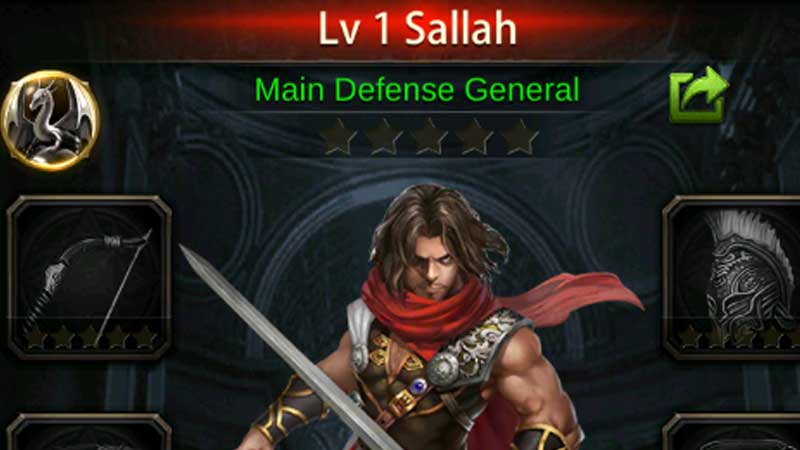 Ascend General in Evony