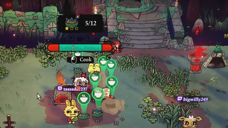 Cooking Six Meals In Cult Of The Lamb