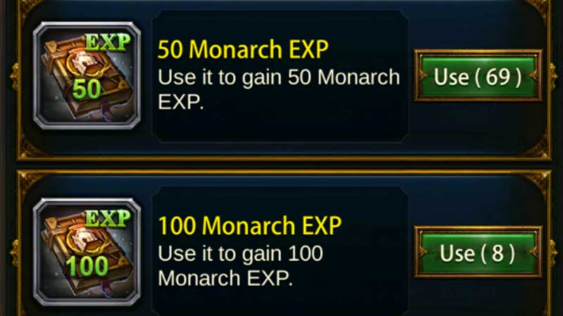 Monarch Power in Evony