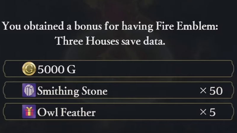 Save Data Bonus In Fire Emblem Warriors Three Hopes