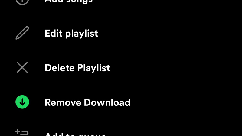 Delete Playlist Spotify