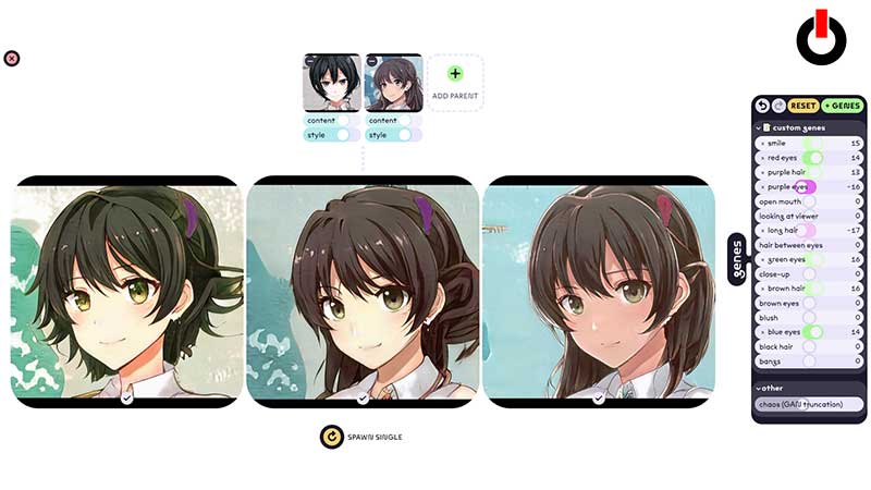 Artbreeder Anime Portraits