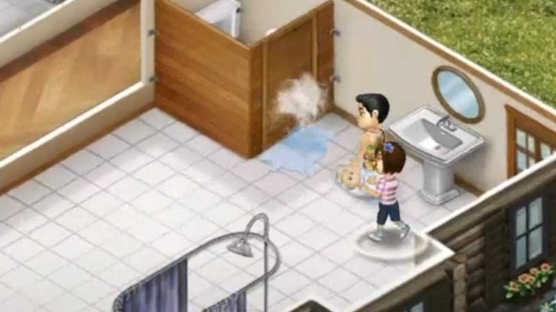 Fix Clogged Toilet in Virtual Families 3