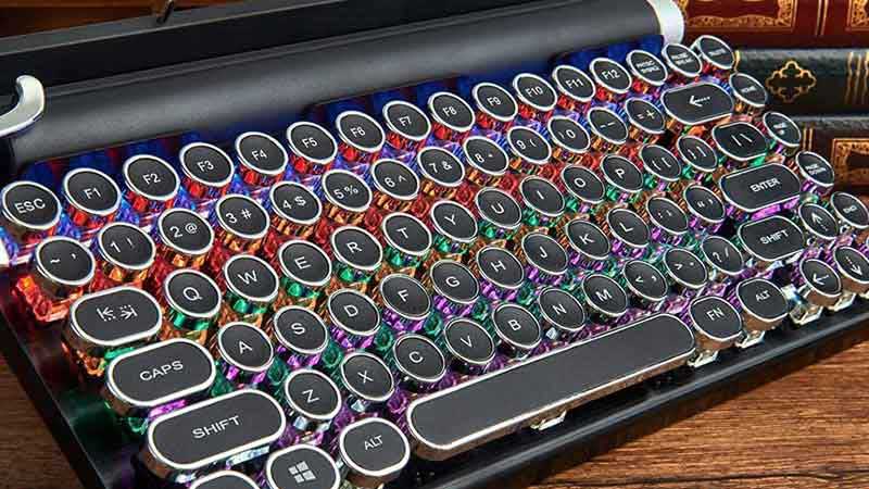 Best Keyboards Typing India 7KEYS Retro Typewriter