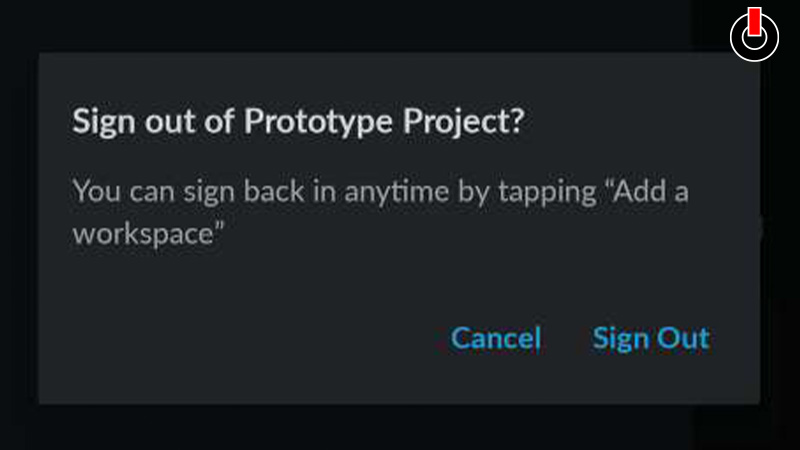 Quit Workspace on Slack