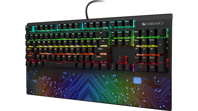 Mechanical Keyboards 5000 India ZEBRONICS Zeb-MAX