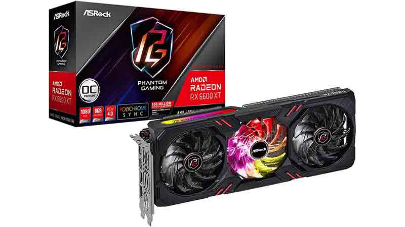 ASRock RX 6600 XT Phantom Gaming D OC