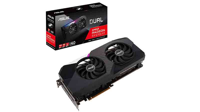 ASUS Dual AMD Radeon RX 6700 XT Standard Edition