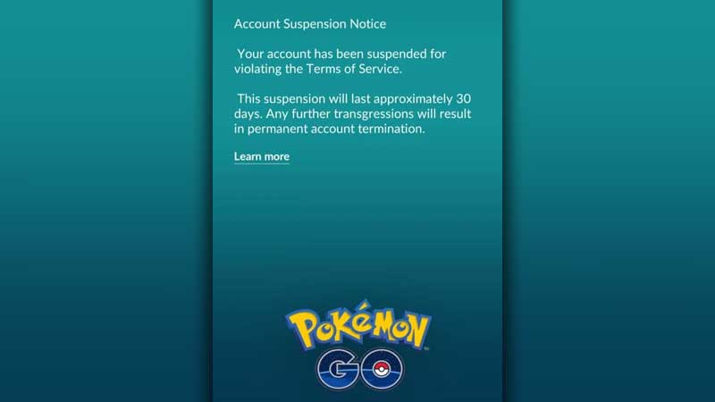 Banned-Pokemon-Go