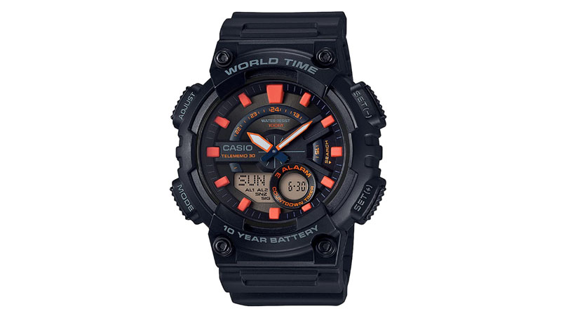 Casio youth-combination dial watch