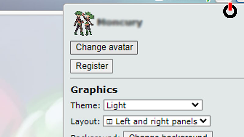 Change Avatar in Pokemon Showdown