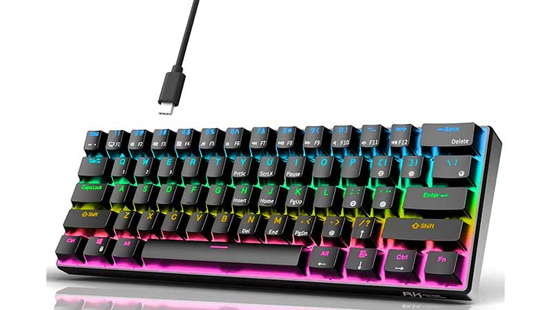 Gaming Keyboards 10000 India Royal Kludge RK61 Mini