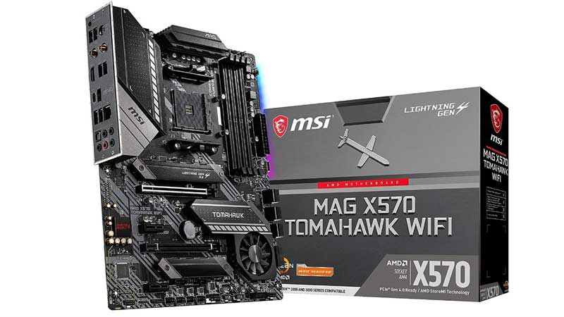 MSI Mag X570 Tomahawk Wifi Motherboard for Ryzen 5 5600g