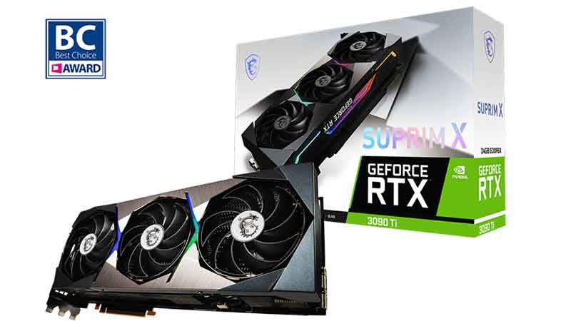 MSI Nvidia GeForce RTX 3090 Ti Suprim X