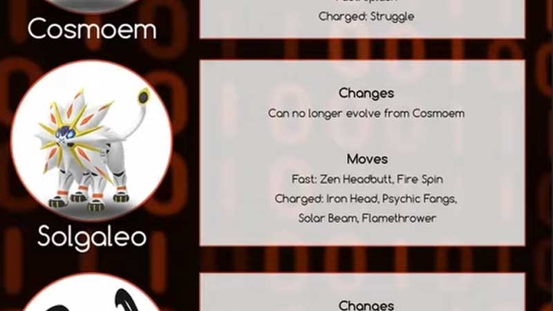 Best Moveset For Solgaleo in Pokemon Go