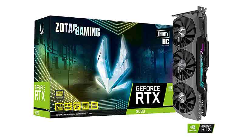 ZOTAC RTX 3080 Trinity OC 12G LHR