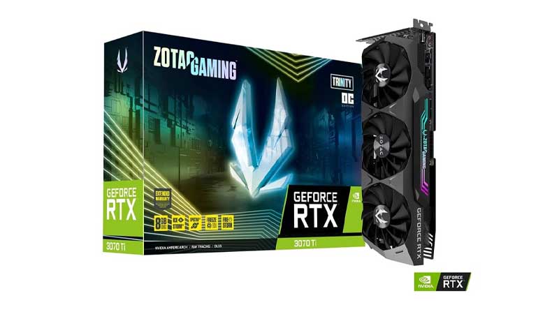 Zotac Gaming GeForce RTX 3070 Ti GPU