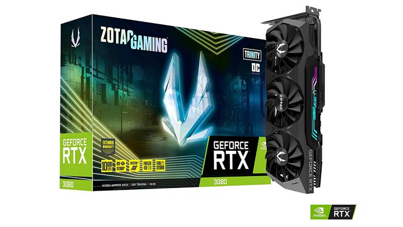 Zotac Gaming GeForce RTX 3080 10GB LHR GPU