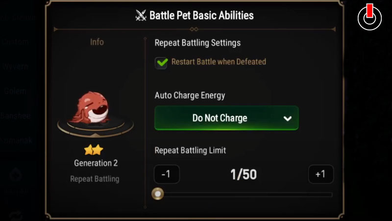 Auto Repeat in Epic Seven