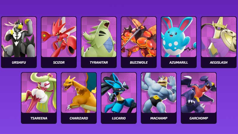 Beginner Pokemon in Pokemon Unite 