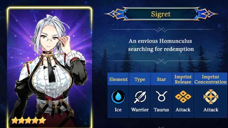 Build Sigret Epic Seven E7