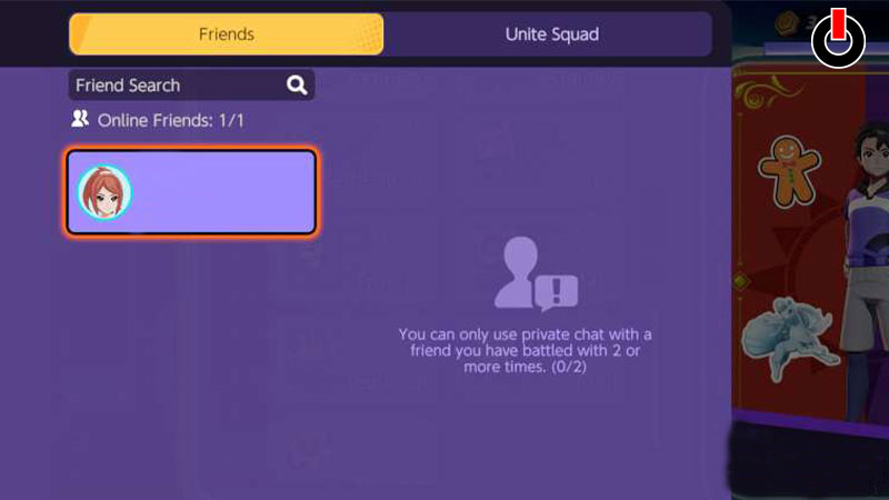 Chat with Friends in Pokemon Unite 