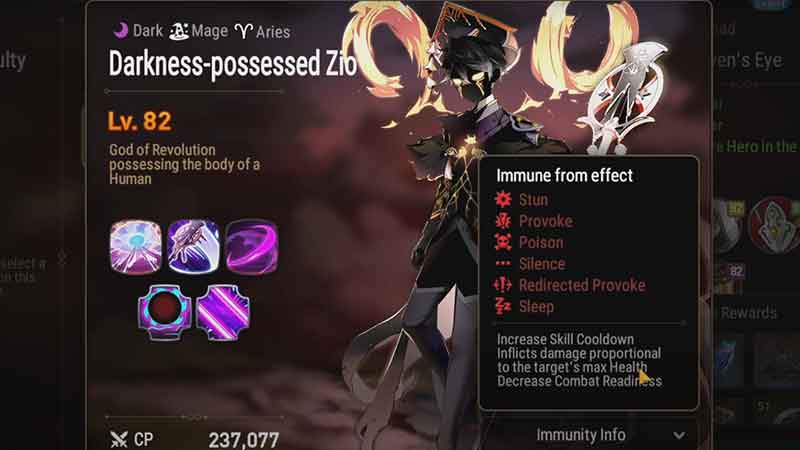 Possessed Zio 10-10 In Epic Seven