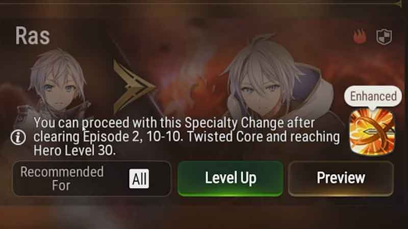 Specialty Change In Epic Seven