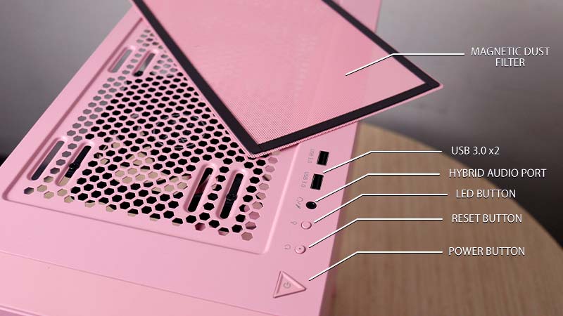 XPG Starker Air Pink Top view