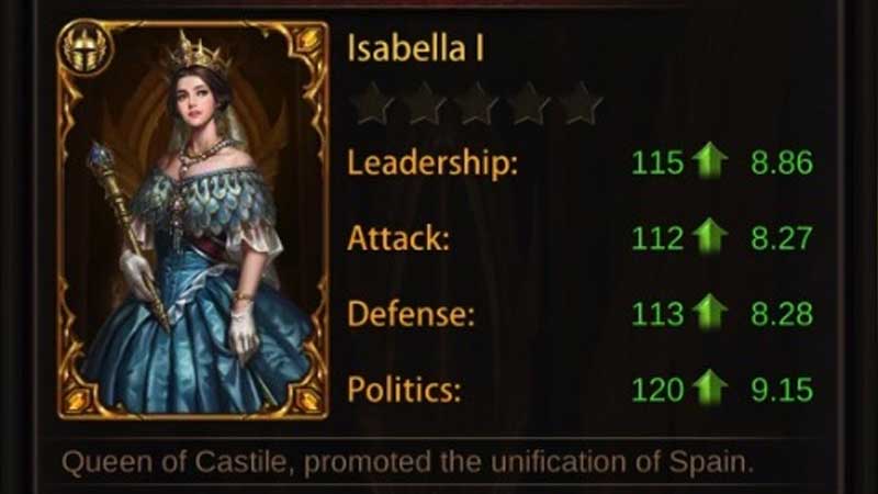 All-Epic-Generals-In-Evony