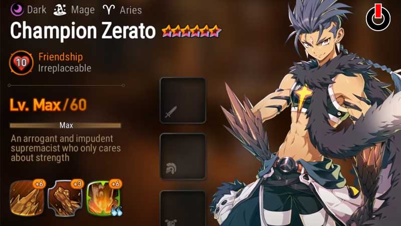 get Champion Zerato in Epic Seven